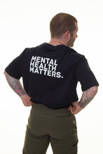 Load image into Gallery viewer, Navy Mental Health Matters Oversized T-Shirt
