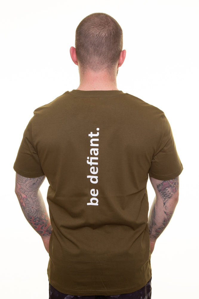 Khaki Be Defiant T-shirt